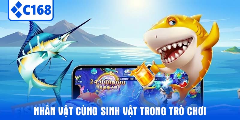 Nhân vật cùng sinh vật trong trò chơi