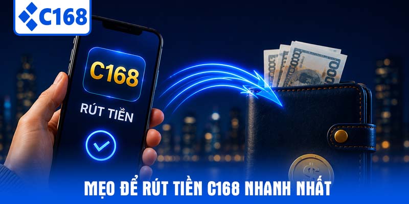 Mẹo để Rút tiền C168 nhanh nhất