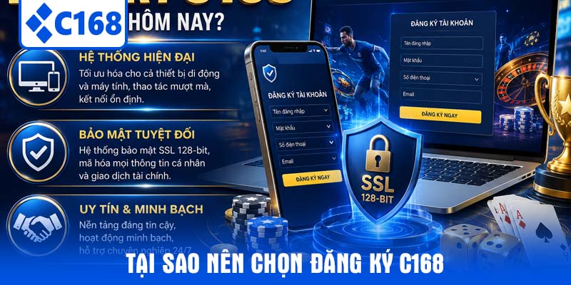 Tại sao nên chọn Đăng ký C168